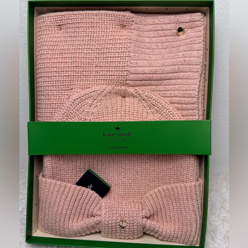 Kate Spade New York women's Beanie & Scarf Boxed Gift Set